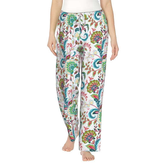 Haiem Fairy Flower Women's Pajama Pants Ultra Lightweight Pjs Bottoms Sleepwear Bottom Pants With Pocket Drawstring-Small