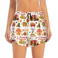 thumbnail image 1 of Haiem Fall Farm Pumpkin Women's 2 in 1 Running Shorts - Lightweight Athletic Workout Gym Yoga Breathable Sports Shorts Liner with Phone Pockets-Large, 1 of 9