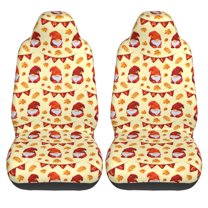 Haiem Fall Gnomes Printed Car Seat Covers Set of 2, Universal Fit Car Seat Covers,Protective Seat Covers,Comfortable Car Seat Covers, Easy Installation Seat Covers