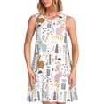 thumbnail image 1 of Haiem Fall Rabbit for Women’s Summer Dresses – Casual Sleeveless Tank Loose Sundress, Lightweight Beach Dress, 1 of 7