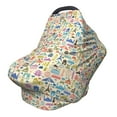 thumbnail image 1 of Haiem Famous Places Baby Nursing Cover & Nursing Poncho - Multi Use Cover for Baby Car Seat Canopy, Stroller Cover, 360°Full Privacy Breastfeeding Coverage, 1 of 1