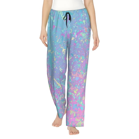 Haiem Fantasy Gradient Women's Pajama Pants Ultra Lightweight Pjs Bottoms Sleepwear Bottom Pants With Pocket Drawstring-Medium
