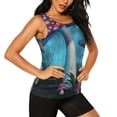 thumbnail image 1 of Haiem Fantasy Mushrooms Workout Tank Tops for Women, Athletic Sports Slim-Fit Tank Tops, Compression Sleeveless Dry Fit Shirts,Athletic Shirt-, 1 of 9