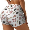thumbnail image 1 of Haiem Fashion No Front Seam Biker Shorts for Women Yoga Workout Gym Bike Shorts with Tummy Control Moisture-Wicking-XX-Large, 1 of 9