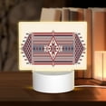 thumbnail image 1 of Haiem Fashion Tatreez Pattern Acrylic Night Light Gift with 3 Color ModesTouch-Sensitive LED Lamp Perfect Gift for Mother's Day, Birthday, or Christmas, 1 of 9