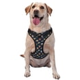 thumbnail image 1 of Haiem Fastfood Pattern No-Pull Dog Harness Reflective Front Clip Vest with Handle,Step-in Air Dog Harness,Adjustable 2 Metal Rings 4 Buckles-Small, 1 of 6