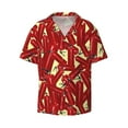 thumbnail image 1 of Haiem Fire Extinguisher Men's Casual Shirts Short Sleeve Button Down Shirts Fashion Textured Summer Beach Shirt-3X-Large, 1 of 7