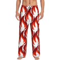 thumbnail image 1 of Haiem Fire Symbols Men's Pajama Pants Ultra Lightweight Pjs Bottoms Sleepwear Bottom Pants with Pocket Drawstring-Large, 1 of 9
