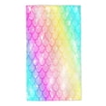thumbnail image 1 of Haiem Fish Scale Printed Premium 27.5x16 Inch Microfiber Towel , High Absorbency, Soft & Plush , Quick-Dry, Vibrant Print , Ideal for Beach, Pool, Travel, and More, 1 of 6