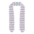 thumbnail image 1 of Haiem Flamingo1 Pattern Graduation Stole 2024 | Premium Satin Sash for Graduation Ceremony, 1 of 7