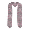 thumbnail image 1 of Haiem Flamingos Pattern Graduation Stole 2024 | Premium Satin Sash for Graduation Ceremony, 1 of 7
