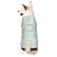 thumbnail image 1 of Haiem Flora Daisy Cactus for Winter Dog Hoodie Sweatshirts with Pockets Warm Dog Clothes for Small Dogs Chihuahua-X-Small, 1 of 7