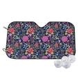 thumbnail image 1 of Haiem Floral Car Windshield Sun Shade - Blocks UV Rays Sun Visor Protector, Sunshade to Keep Your Vehicle Cool, Universal Fit SUV Van Sedan-, 1 of 7
