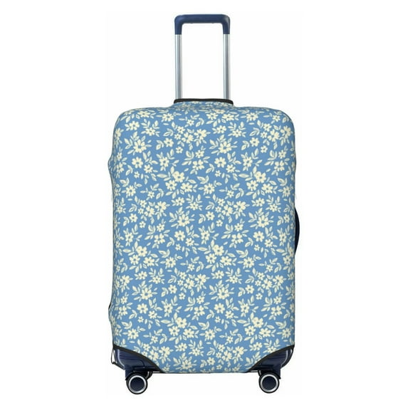 Haiem Floral Retro Style Luggage Cover Printed Suitcase Covers for Luggage Elastic Washable Suitcase Protector Fits 18-32 Inch Luggage-X-Large