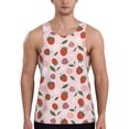 thumbnail image 1 of Haiem Floral Strawberr Men Workout Tank Top Gym Bodybuilding Sleeveless Muscle T Shirts Athletic Tank Breathable Workout Shirt-4X-Large, 1 of 9