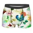 thumbnail image 1 of Haiem Floral Vintage Men's Boxer Briefs, Every Day Comfort Stretch Cotton Moisture-Wicking Underwear-Small, 1 of 9