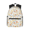 thumbnail image 1 of Haiem Floral1 Lightweight Backpack for School, Classic Basic Water Resistant Casual Daypack for Travel with Bottle Side Pockets, 1 of 8