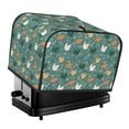 thumbnail image 1 of Haiem Flowe Rooster Print Toaster Covers 4 Slice Wide Slot,Bread Dust Cover & Fingerprint Protection,Bread Machine Cover,Appliance Covers, 1 of 1