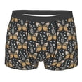 thumbnail image 1 of Haiem Flower Butterfly Men's Boxer Briefs, Every Day Comfort Stretch Cotton Moisture-Wicking Underwear-Medium, 1 of 9