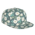 thumbnail image 1 of Haiem Flower Classic Snapback Cap Flat Bill Hat Baseball Cap Adjustable Size Cotton Dad Hat, 1 of 9