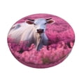 thumbnail image 1 of Haiem Flower Field Cow Cushion Round Bar Chair Seat Cover Bar Chair Cushion Covers Elastic Washable Bar Chair Cover,Protects from Scratches and Stains-12 inch, 1 of 7