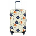 thumbnail image 1 of Haiem Flower Leaves Luggage Cover Printed Suitcase Covers for Luggage Elastic Washable Suitcase Protector Fits 18-32 Inch Luggage-Small, 1 of 9