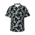 thumbnail image 1 of Haiem Flower Printed Hawaiian Shirt for Men - Men’s Casual Beach Summer Shirts - Stretch Fabric with Modern Fit-Medium, 1 of 9