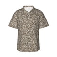 thumbnail image 1 of Haiem Flower Rose Printed Hawaiian Shirt for Men - Men’s Casual Beach Summer Shirts - Stretch Fabric with Modern Fit-XX-Large, 1 of 9
