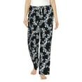 thumbnail image 1 of Haiem Flower Women's Pajama Pants Ultra Lightweight Pjs Bottoms Sleepwear Bottom Pants With Pocket Drawstring-Small, 1 of 7
