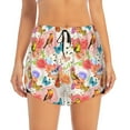 thumbnail image 1 of Haiem Flowers And Birds Watercolor Women's 2 in 1 Running Shorts - Lightweight Athletic Workout Gym Yoga Breathable Sports Shorts Liner with Phone Pockets-X-Large, 1 of 9