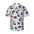 thumbnail image 1 of Haiem Flowers And Lady Bugs Men'S Pajama Pants Ultra Lightweight Pjs Bottoms Sleepwear Bottom Pants With Pocket Drawstring-Small, 1 of 9