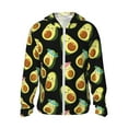 thumbnail image 1 of Haiem Flowers Avocado UPF 50+ Fishing Shirts for Men Long Sleeve UV Sun Protection Hoodie Non-Mask Outdoor Hiking Shirts, 1 of 9