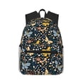 thumbnail image 1 of Haiem Flowers Butterfly Lightweight Backpack for School, Classic Basic Water Resistant Casual Daypack for Travel with Bottle Side Pockets, 1 of 8