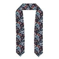 thumbnail image 1 of Haiem Flowers ad Butterflies Pattern Graduation Stole 2024 | Premium Satin Sash for Graduation Ceremony, 1 of 7