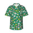 thumbnail image 1 of Haiem Flying Bees Printed Hawaiian Shirt for Men - Men’s Casual Beach Summer Shirts - Stretch Fabric with Modern Fit-Small, 1 of 9