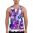 thumbnail image 1 of Haiem Flying Butterflies Men Workout Tank Top Gym Bodybuilding Sleeveless Muscle T Shirts Athletic Tank Breathable Workout Shirt-Medium, 1 of 9