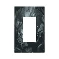 thumbnail image 1 of Haiem Forest Black Ghost Warrior Pattern Decorative Wall Plates, 1-Gang 5.0" x3.0", Unbreakable Thermoplastic Faceplate Cover for Decorator Receptacle Outlet & Switch-Style U, 1 of 6