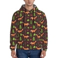 thumbnail image 1 of Haiem Fox In Forest Patterned Men's Hoodie with Kangaroo Pocket - Ideal Pullover Sweatshirt for Daily Wear, Travel, and Home-X-Large, 1 of 7