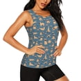 thumbnail image 1 of Haiem French Bulldog Yoga Workout Tank Tops for Women, Athletic Sports Slim-Fit Tank Tops, Compression Sleeveless Dry Fit Shirts,Athletic Shirt-Medium, 1 of 9