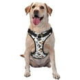 thumbnail image 1 of Haiem French Bulldog3 Pattern No-Pull Dog Harness Reflective Front Clip Vest with Handle,Step-in Air Dog Harness,Adjustable 2 Metal Rings 4 Buckles-Large, 1 of 6