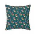 thumbnail image 1 of Haiem Frog and Mushrooms Print Velvet Soft Solid Decorative Square Throw Pillow Covers Set with Elegant Piping Christmas Cushion Case for Sofa Bedroom Car-16"x16", 1 of 8