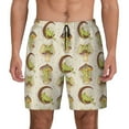 thumbnail image 1 of Haiem Frogs Mens Swim Trunks with Compression Liner 2 in 1 Swimming Shorts Stretch Swimwear Quick Dry,Board Shorts-Large, 1 of 9