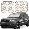 thumbnail image 1 of Haiem Fruit Car Windshield Sun Shade (2 Pieces) Foldable Windshield Sun Shade Car Accessories for Truck SUV Pickup-Medium, 1 of 7