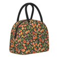 thumbnail image 1 of Haiem Fruits Peach Printed Lunch Bag Women, Lunch Box Lunch Bag for Women, Small Leakproof Cute Lunch Tote Large Capacity Reusable Insulated Cooler Lunch Container, 1 of 1
