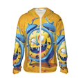 thumbnail image 1 of Haiem Funny Alarm Clock Illustration UPF 50+ Fishing Shirts for Men Long Sleeve UV Sun Protection Hoodie Non-Mask Outdoor Hiking Shirts, 1 of 8