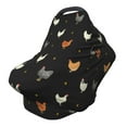 thumbnail image 1 of Haiem Funny Chicken Baby Nursing Cover & Nursing Poncho - Multi Use Cover for Baby Car Seat Canopy, Stroller Cover, 360°Full Privacy Breastfeeding Coverage, 1 of 1
