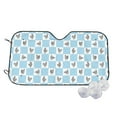 thumbnail image 1 of Haiem Funny Chicken Car Windshield Sun Shade - Blocks UV Rays Sun Visor Protector, Sunshade to Keep Your Vehicle Cool, Universal Fit SUV Van Sedan-Small, 1 of 7