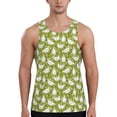 thumbnail image 1 of Haiem Funny Chicken Men Workout Tank Top Gym Bodybuilding Sleeveless Muscle T Shirts Athletic Tank Breathable Workout Shirt-Large, 1 of 9