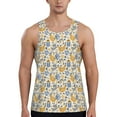 thumbnail image 1 of Haiem Funny Chicken Men Workout Tank Top Gym Bodybuilding Sleeveless Muscle T Shirts Athletic Tank Breathable Workout Shirt-Small, 1 of 9