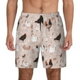 thumbnail image 1 of Haiem Funny Chicken Mens Swim Trunks with Compression Liner 2 in 1 Swimming Shorts Stretch Swimwear Quick Dry,Board Shorts-Medium, 1 of 9